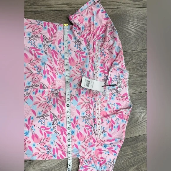 Tropical Pink and White Button-Up Dress - Picture 7 of 11